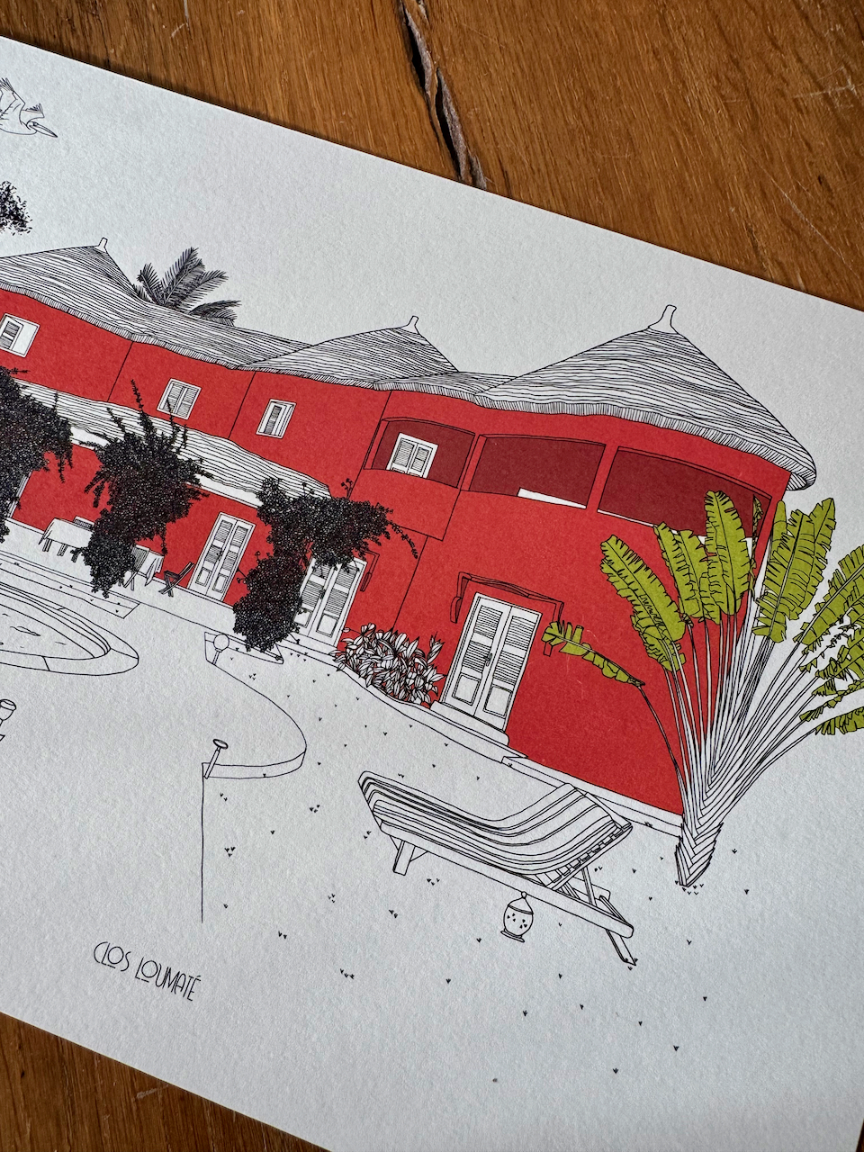 Portrait de maison illustration sur mesure