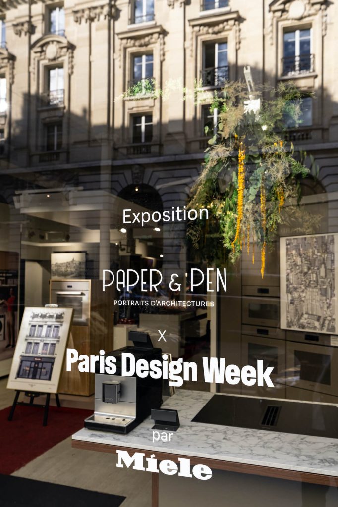 Paper & Pen expose ses illustrations d’architecture chez Miele à Paris