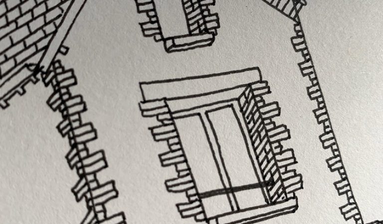 2 illustrations personnalisées d’une maison contemporaine à Rennes