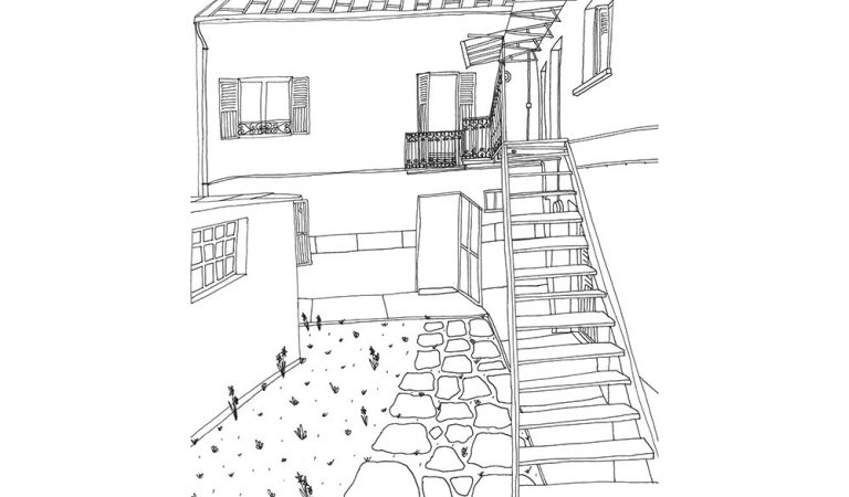 Création d’une illustration unique pour une maison dans les Hautes-Alpes