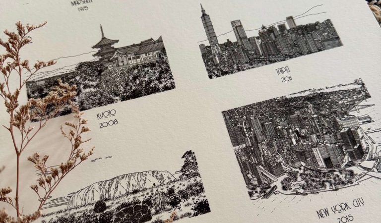 Un chemin de vie illustré à travers six villes qui ont marqué l'histoire d'un couple.