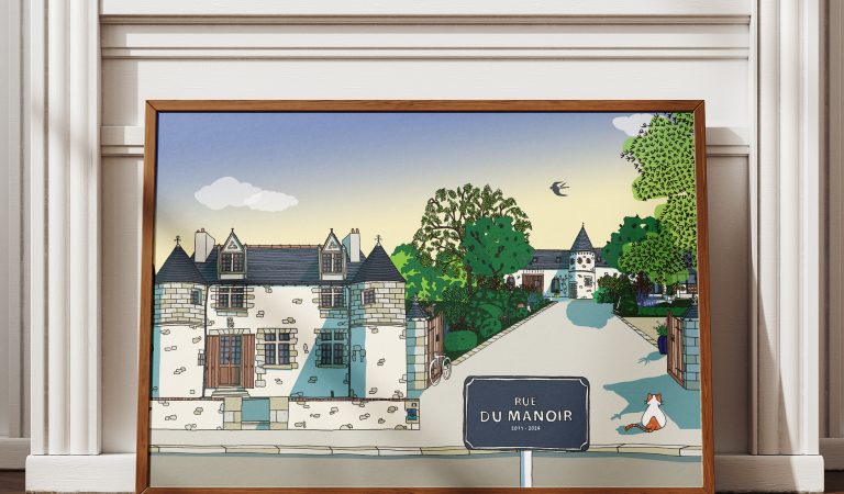 Portrait de maison de famille : les coulisses d’une illustration très personnelle